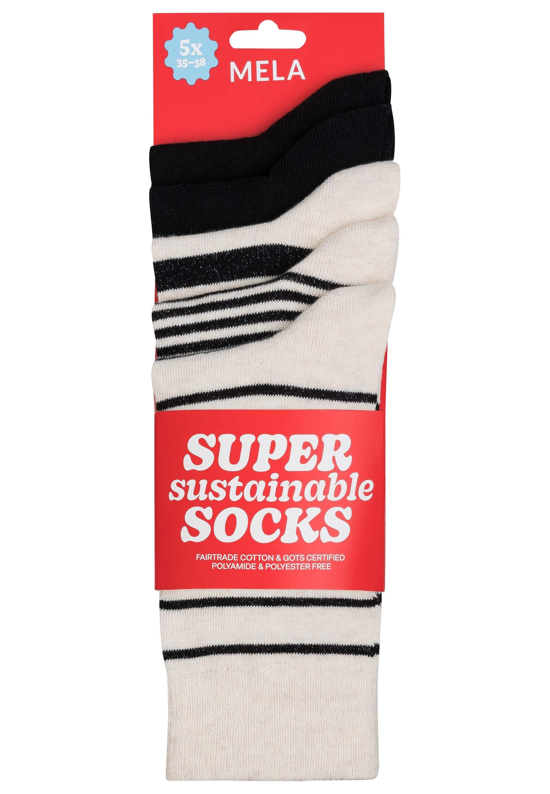 Basic Socken 5 Paare