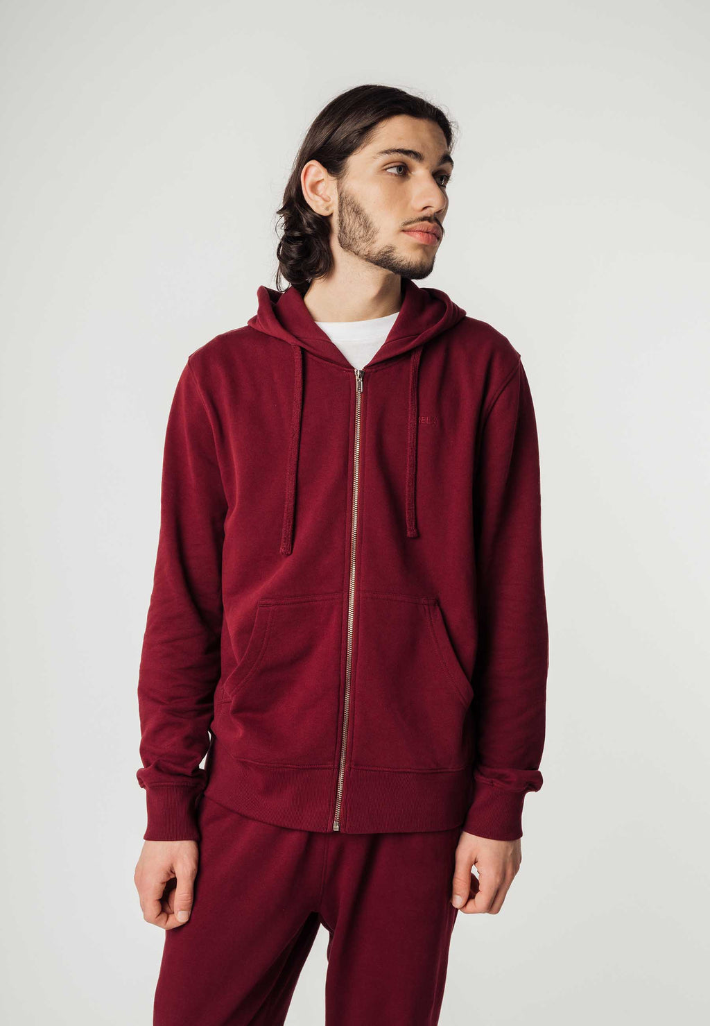 Hoodiejacke mit Reißverschluss Style DEVADAS