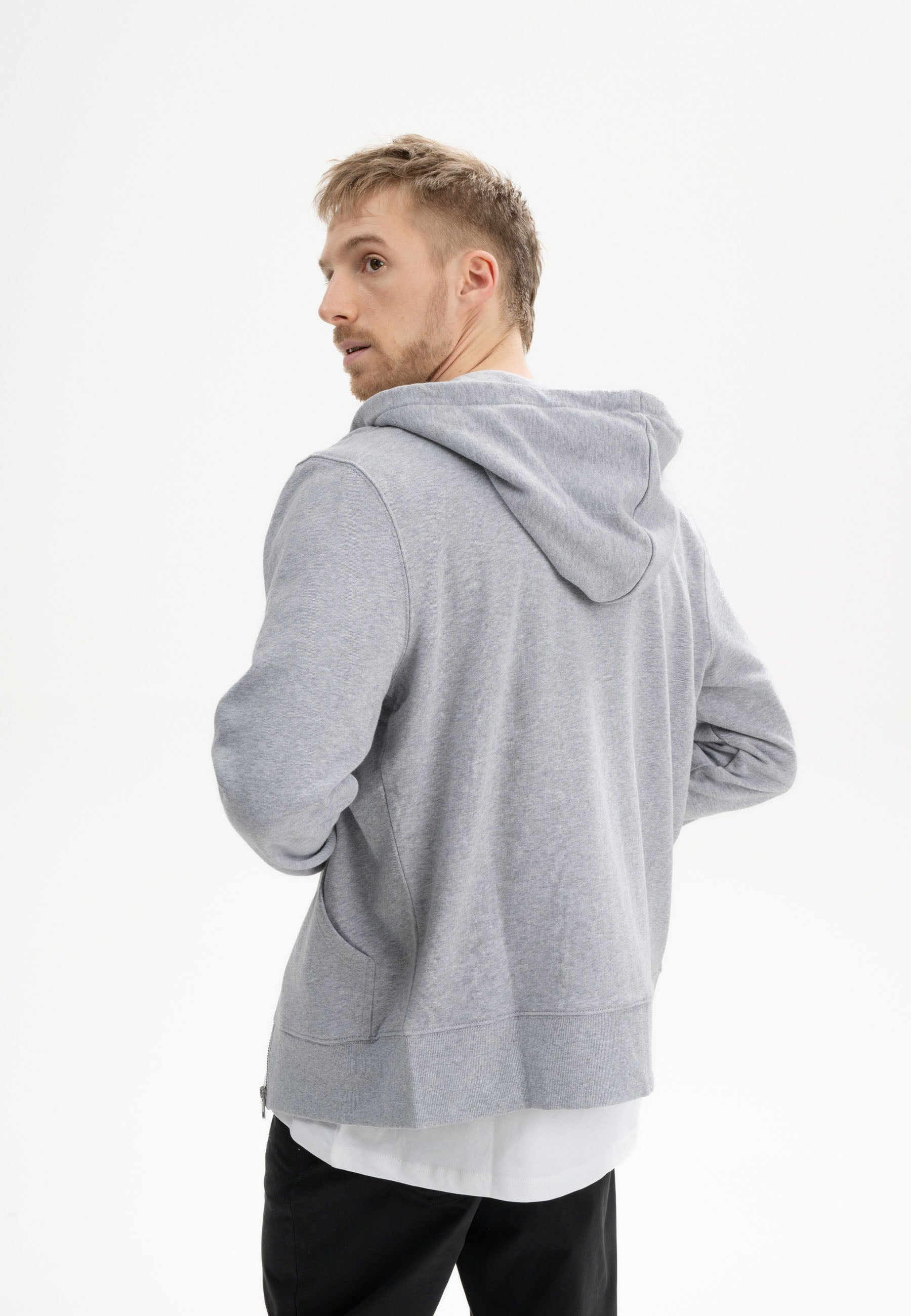 Hoodiejacke mit Reißverschluss Style DEVADAS