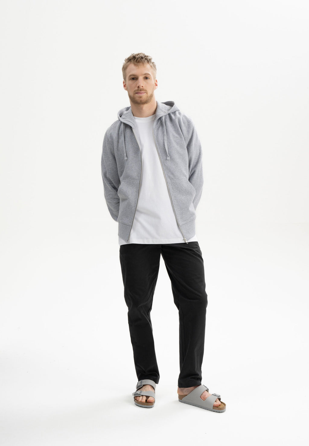 Hoodiejacke mit Reißverschluss Style DEVADAS