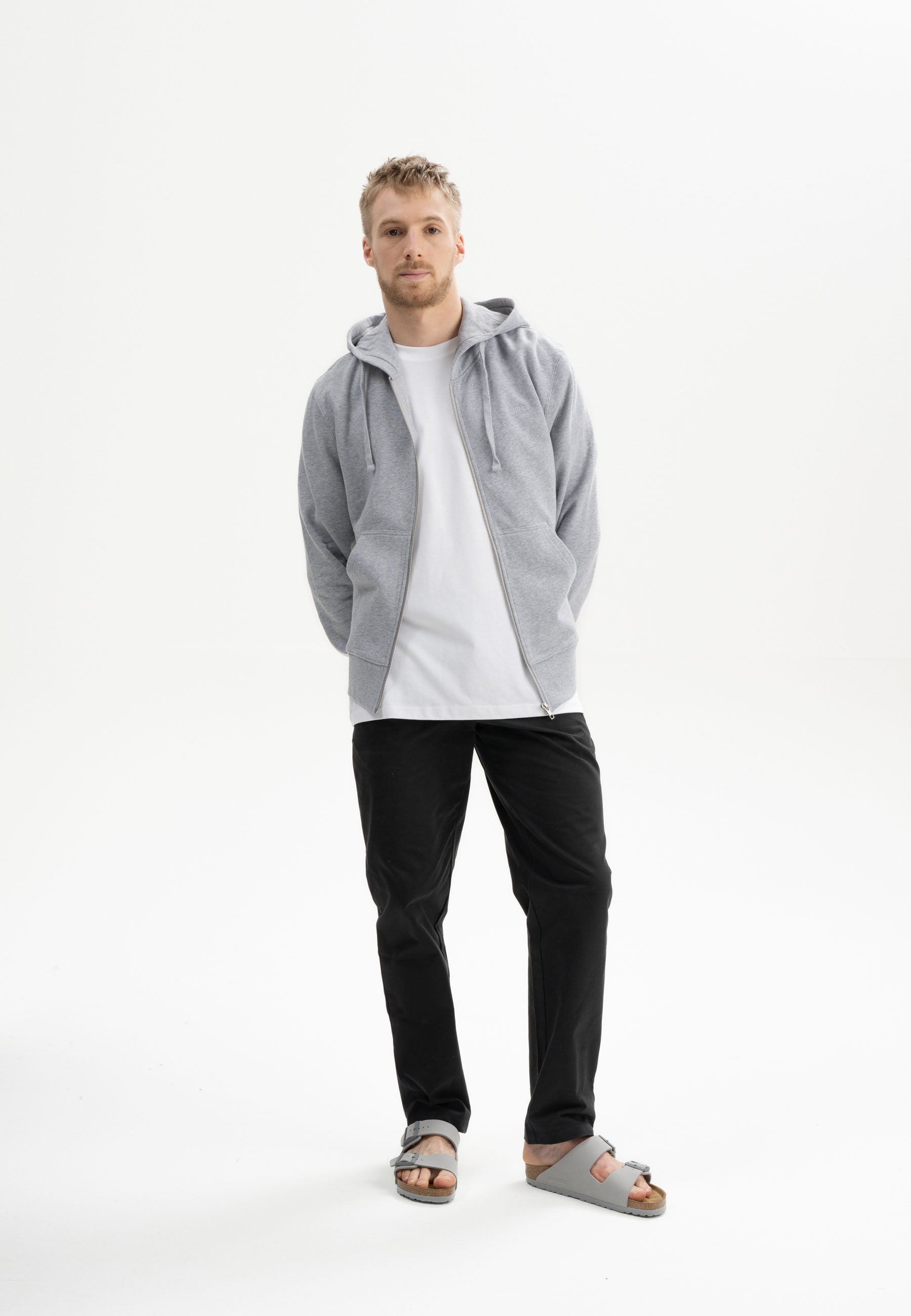 Hoodiejacke mit Reißverschluss Style DEVADAS