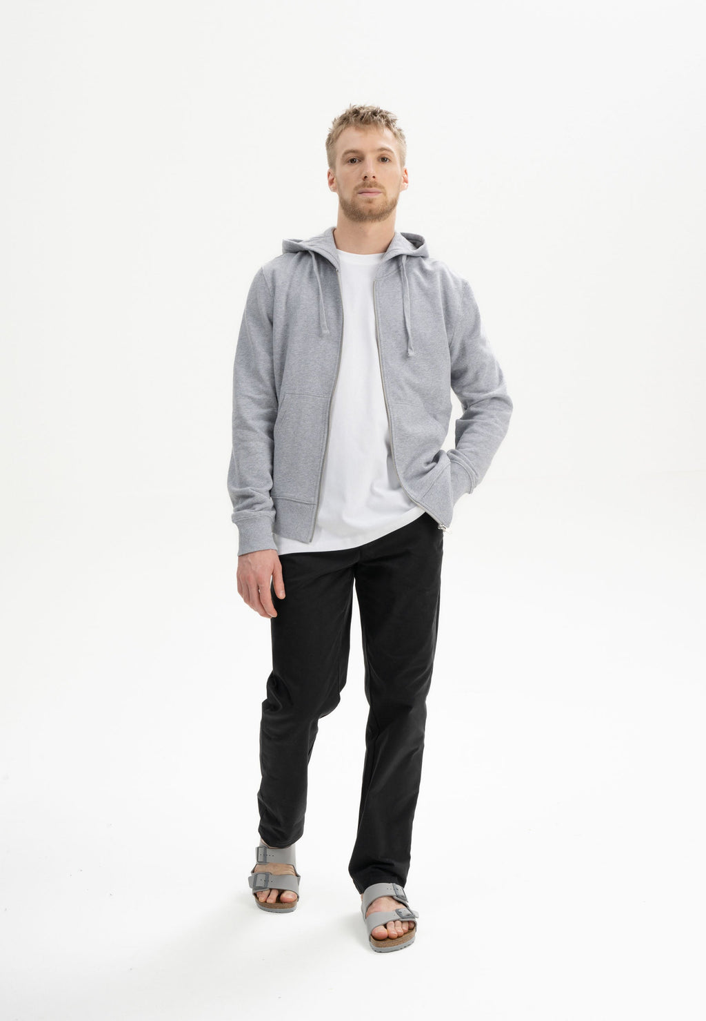 Hoodiejacke mit Reißverschluss Style DEVADAS
