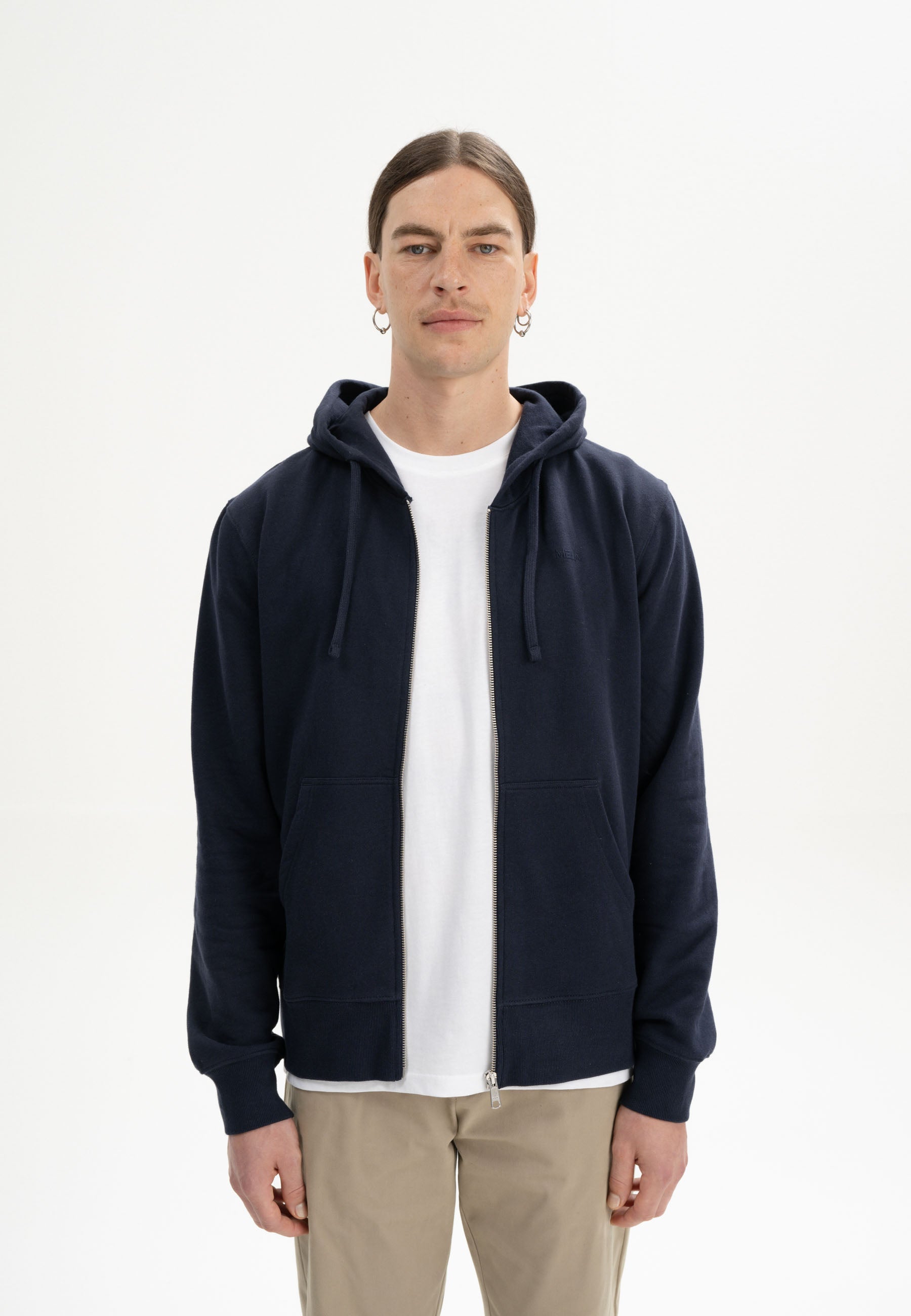Hoodiejacke mit Reißverschluss Style DEVADAS