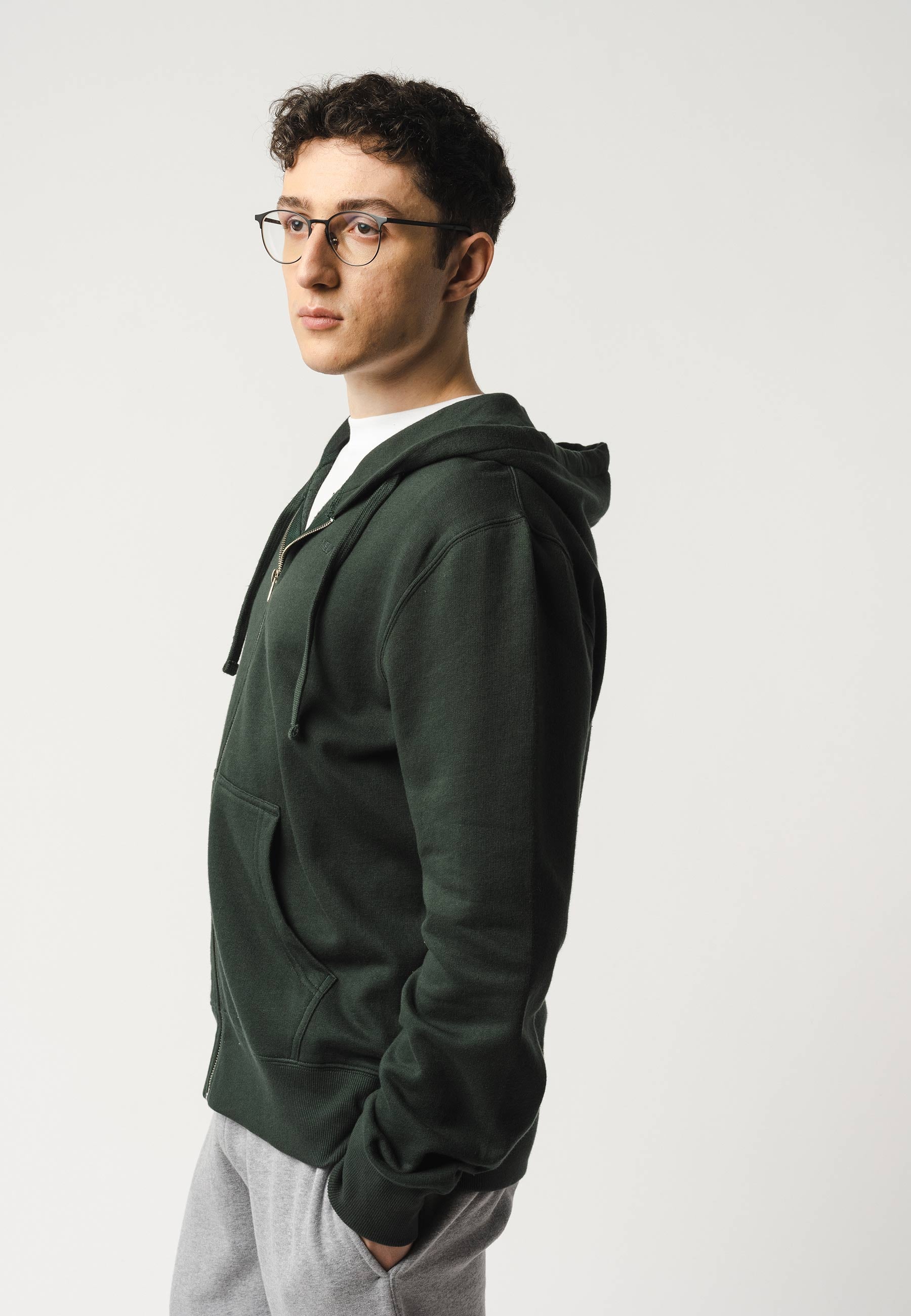 Hoodiejacke mit Reißverschluss Style DEVADAS