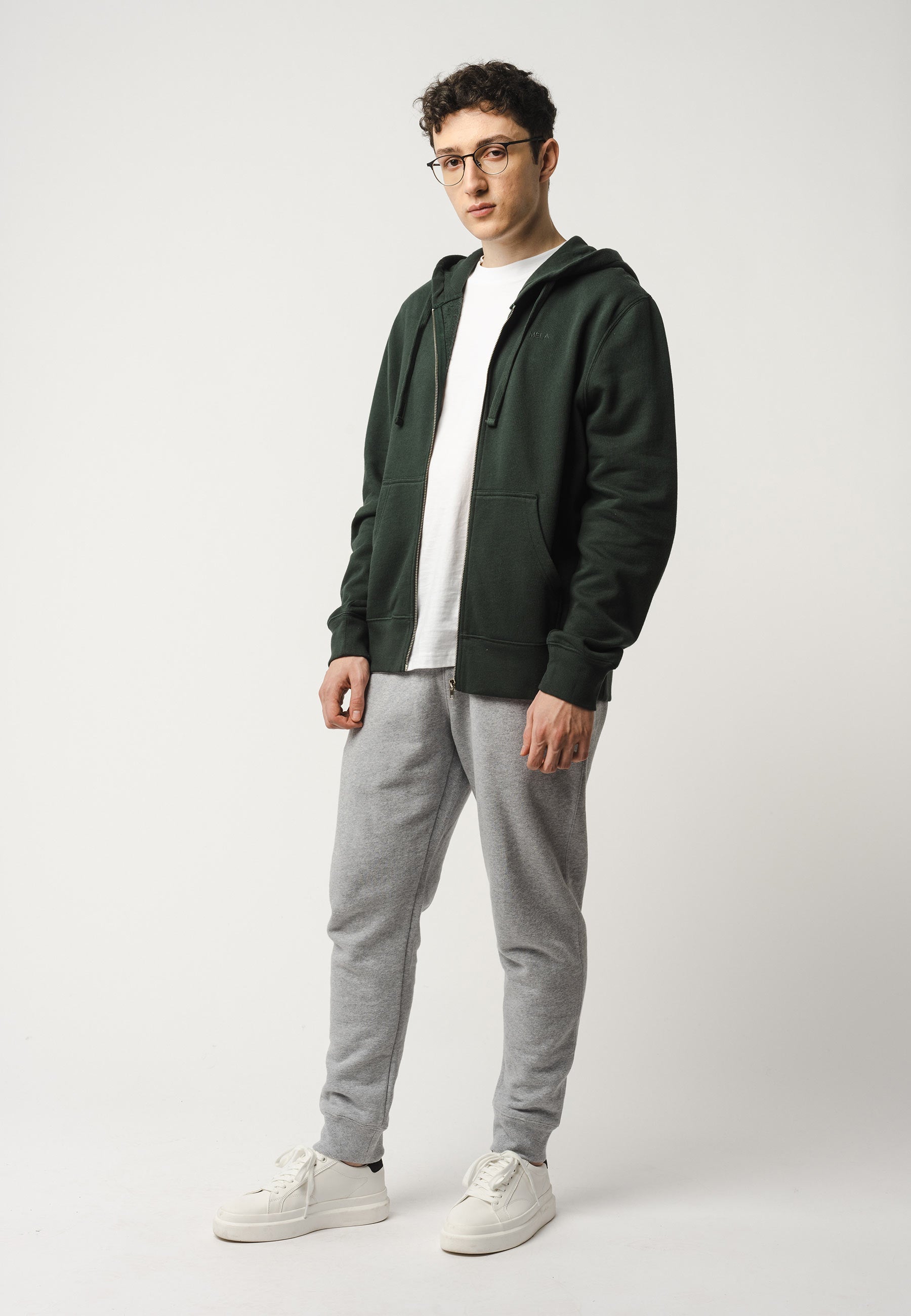 Hoodiejacke mit Reißverschluss Style DEVADAS