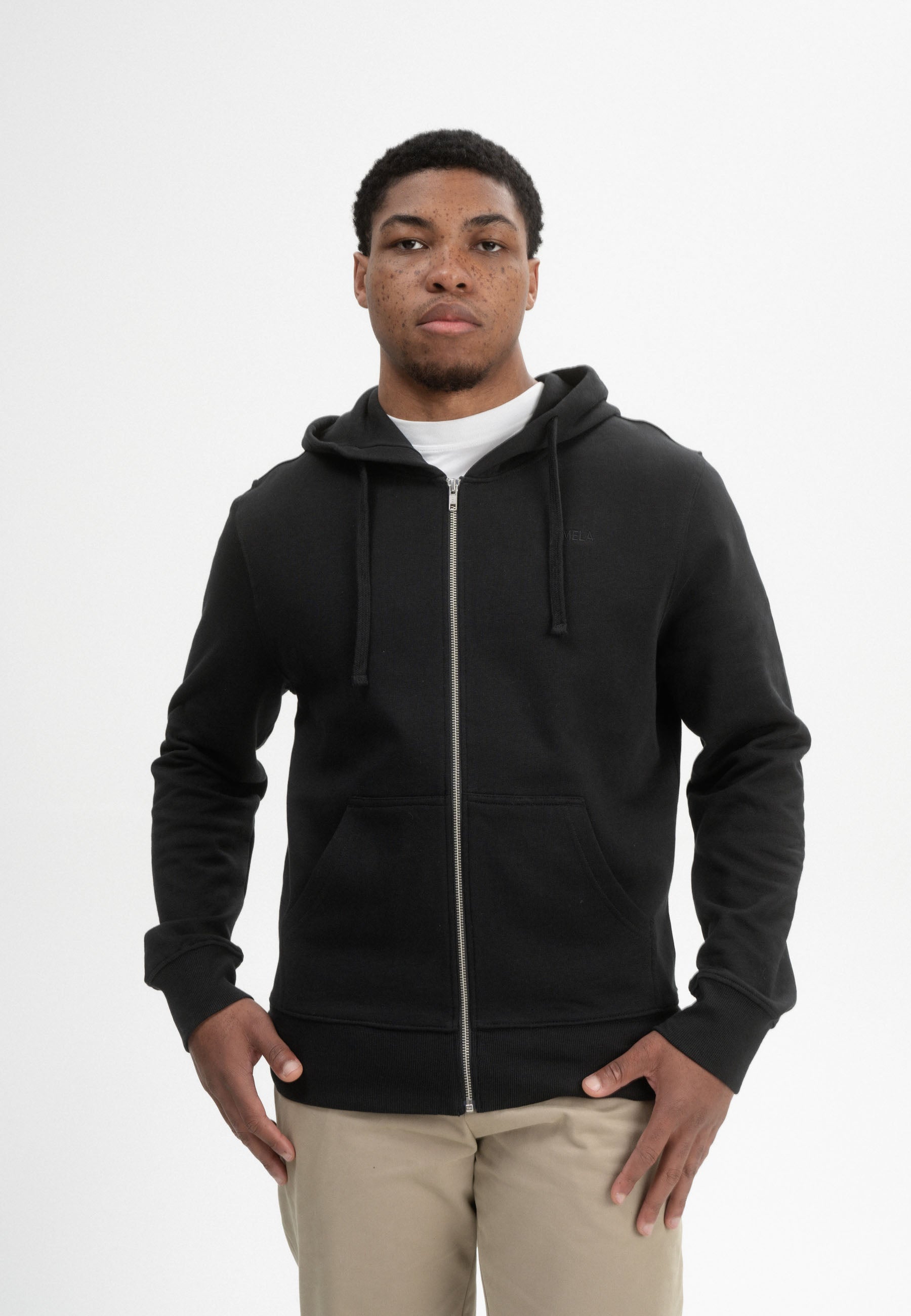 Hoodiejacke mit Reißverschluss Style DEVADAS