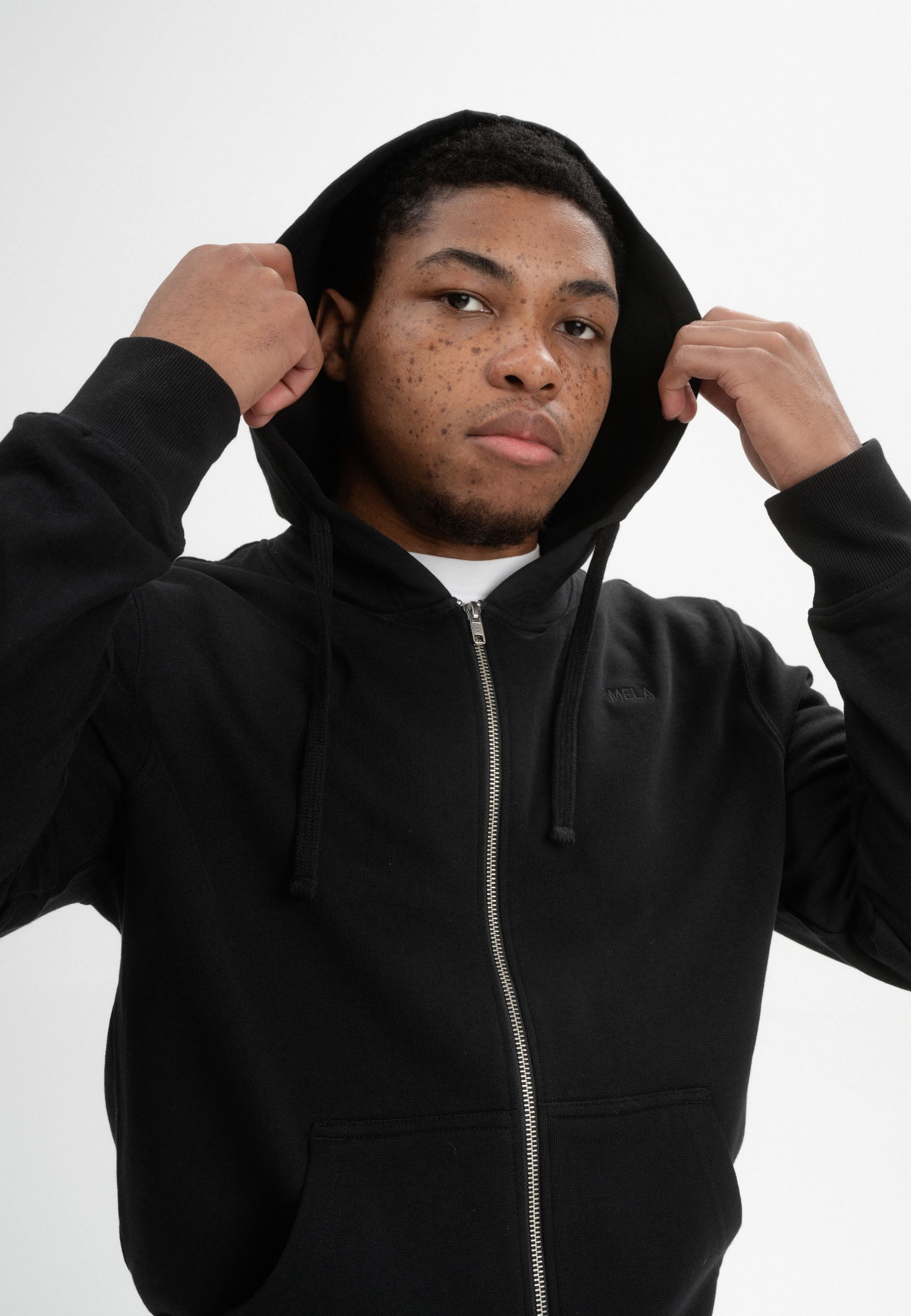 Hoodiejacke mit Reißverschluss Style DEVADAS