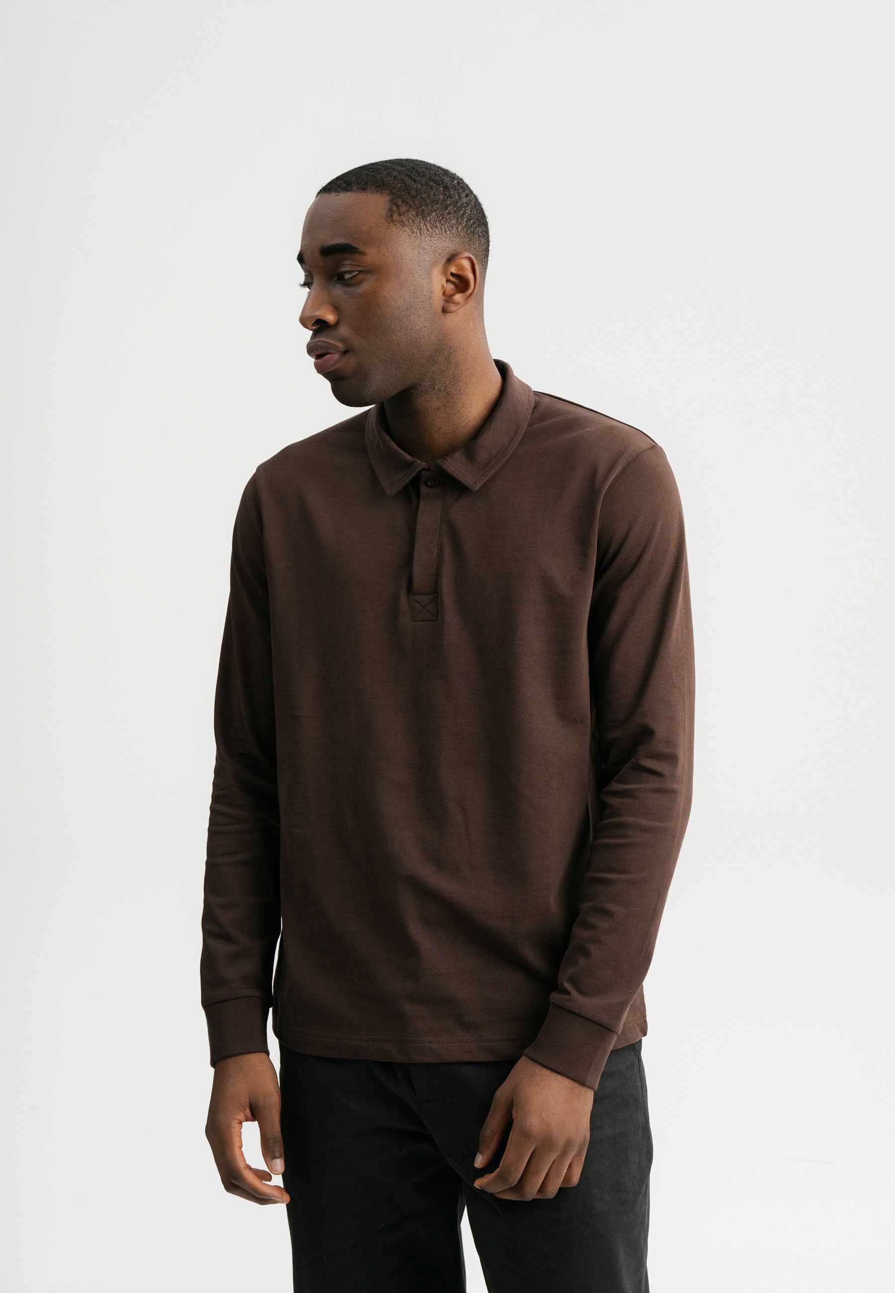 Langarm Polo Shirt Style DIVIT