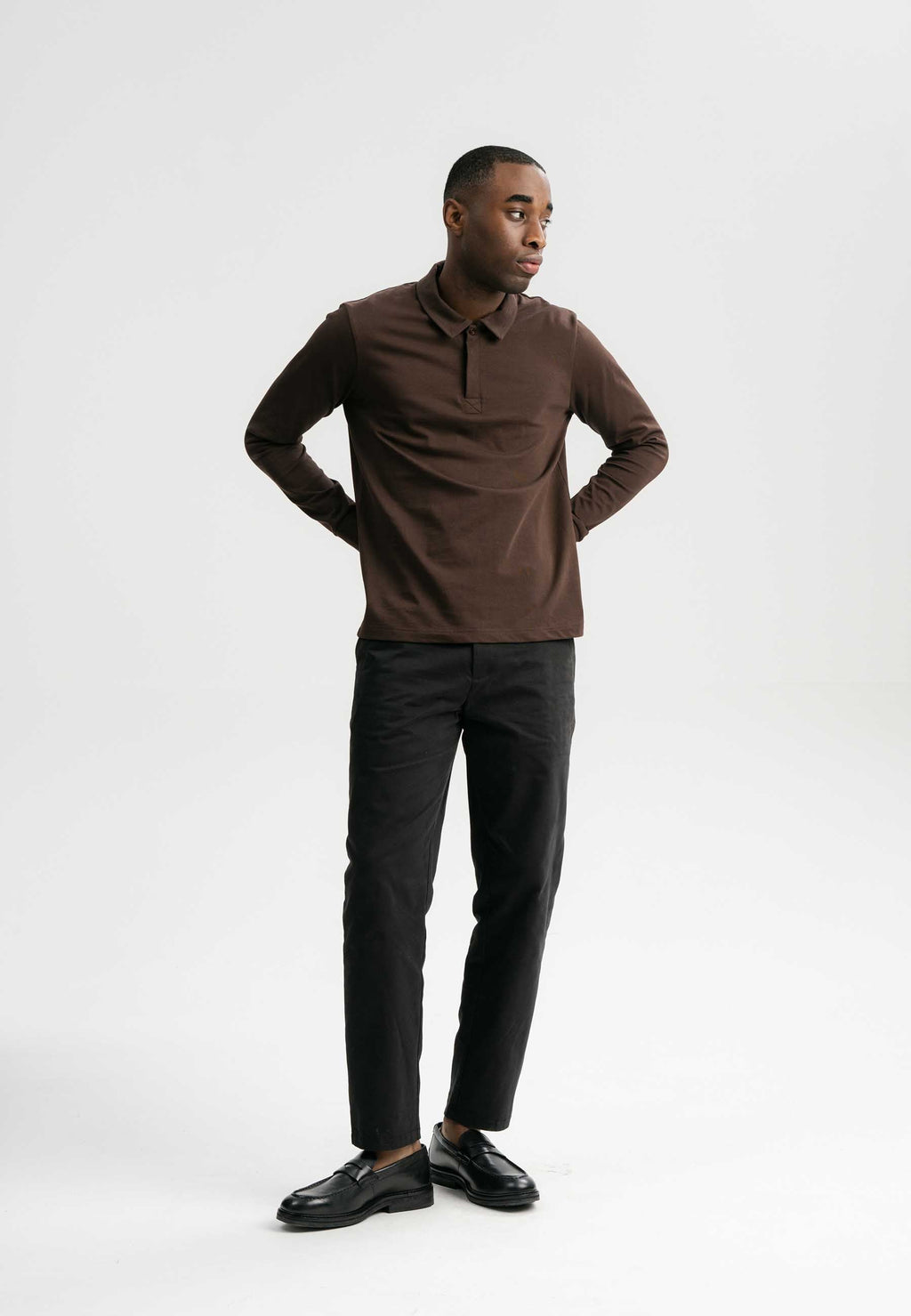 Langarm Polo Shirt Style DIVIT