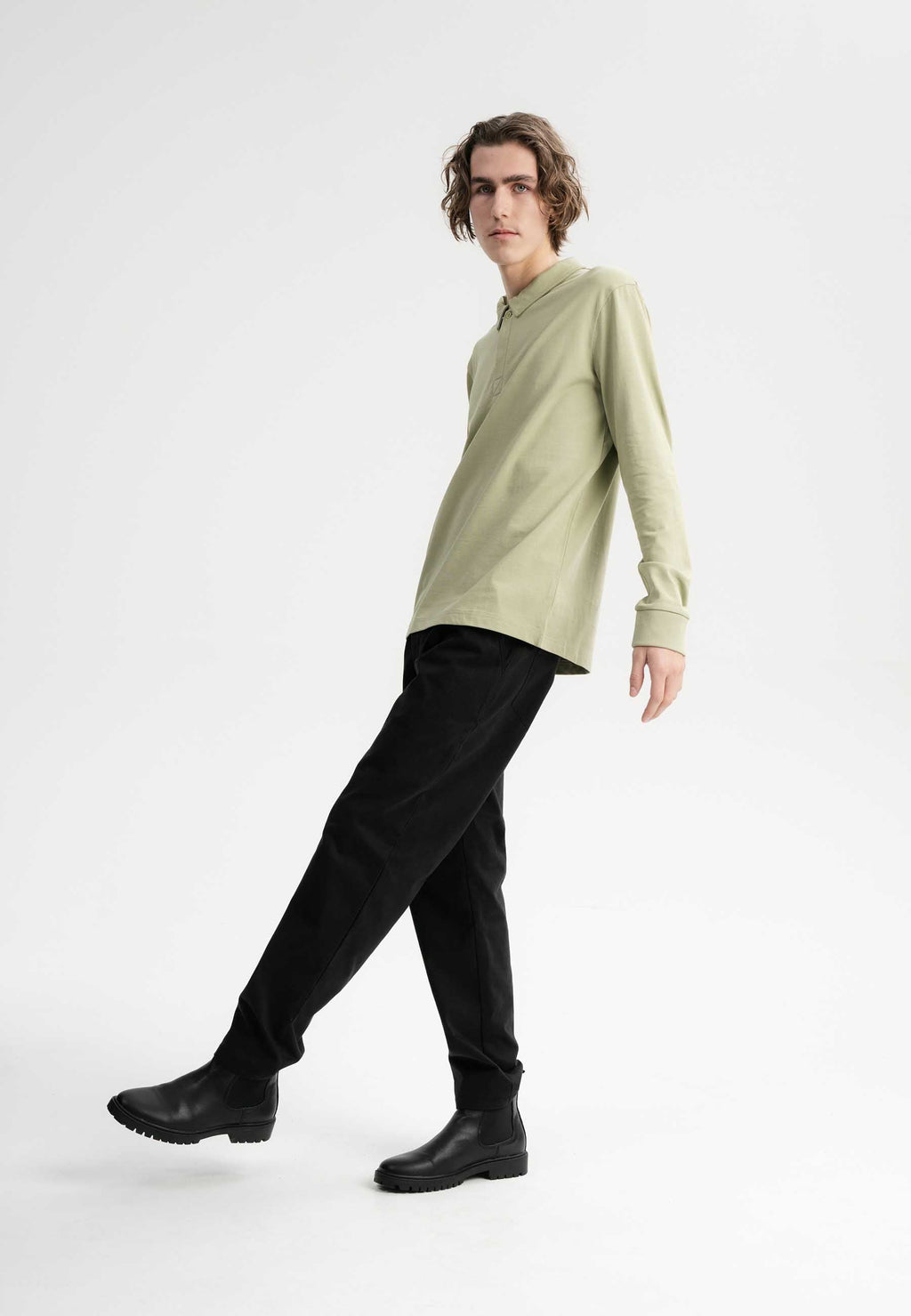 Langarm Polo Shirt Style DIVIT