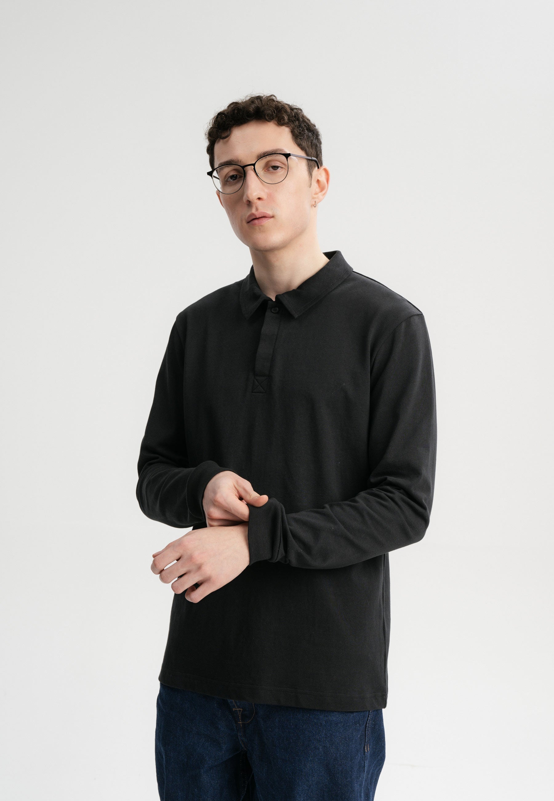 Langarm Polo Shirt Style DIVIT