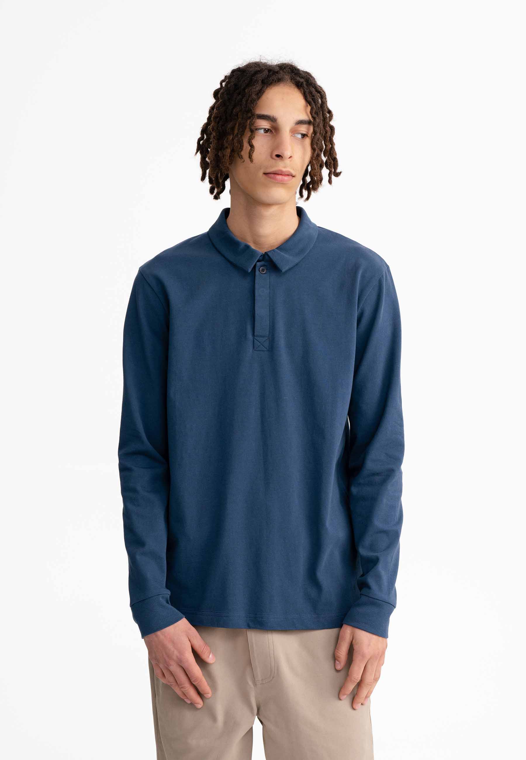 Langarm Polo Shirt Style DIVIT