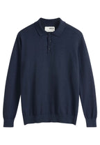 Langarm Strick Poloshirt Style HARISH