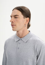 Langarm Strick Poloshirt Style HARISH