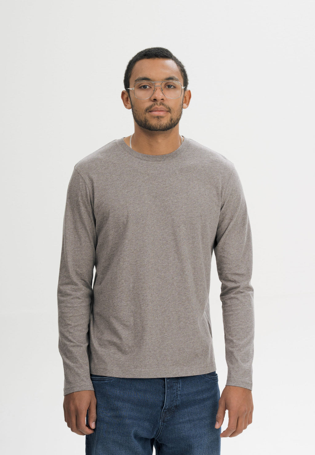Basic Langarmshirt Style JERIN