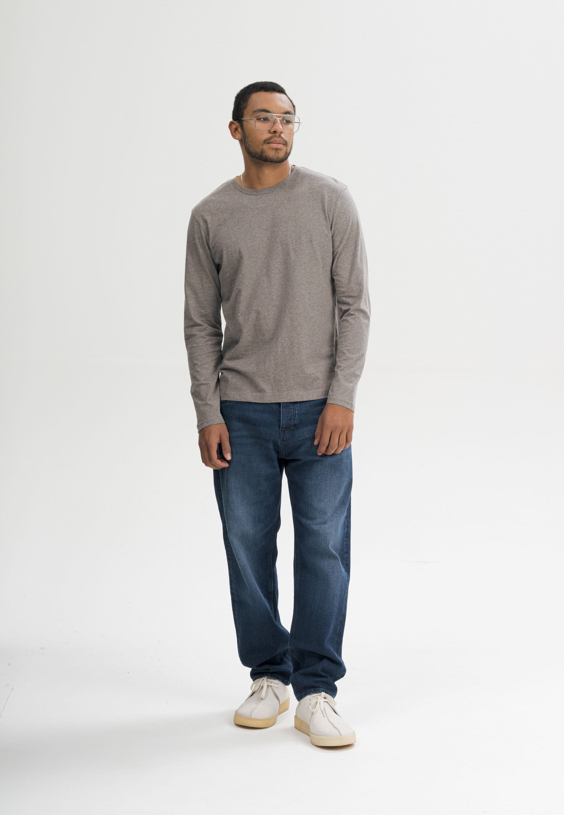 Basic Langarmshirt Style JERIN