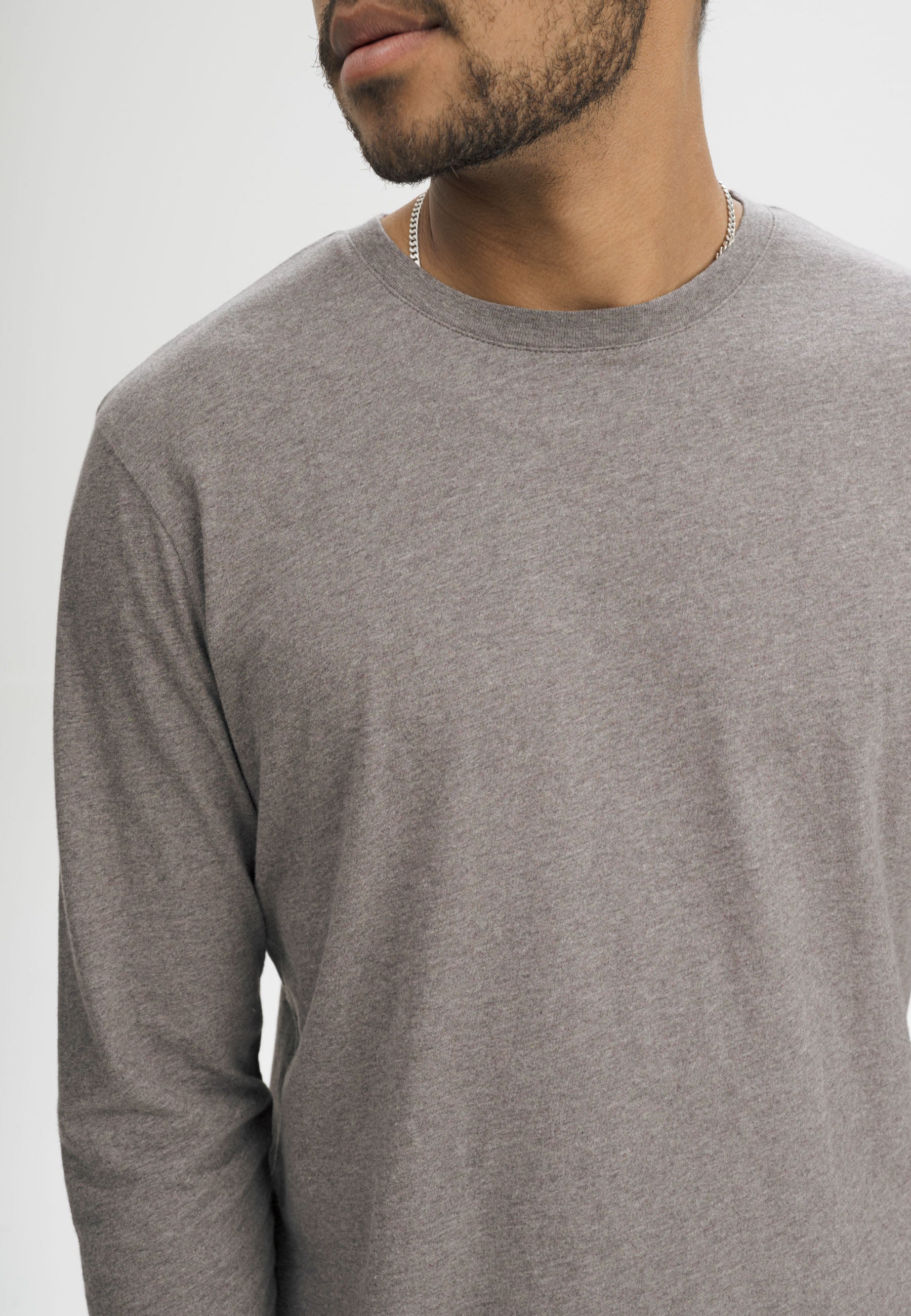 Basic Langarmshirt Style JERIN