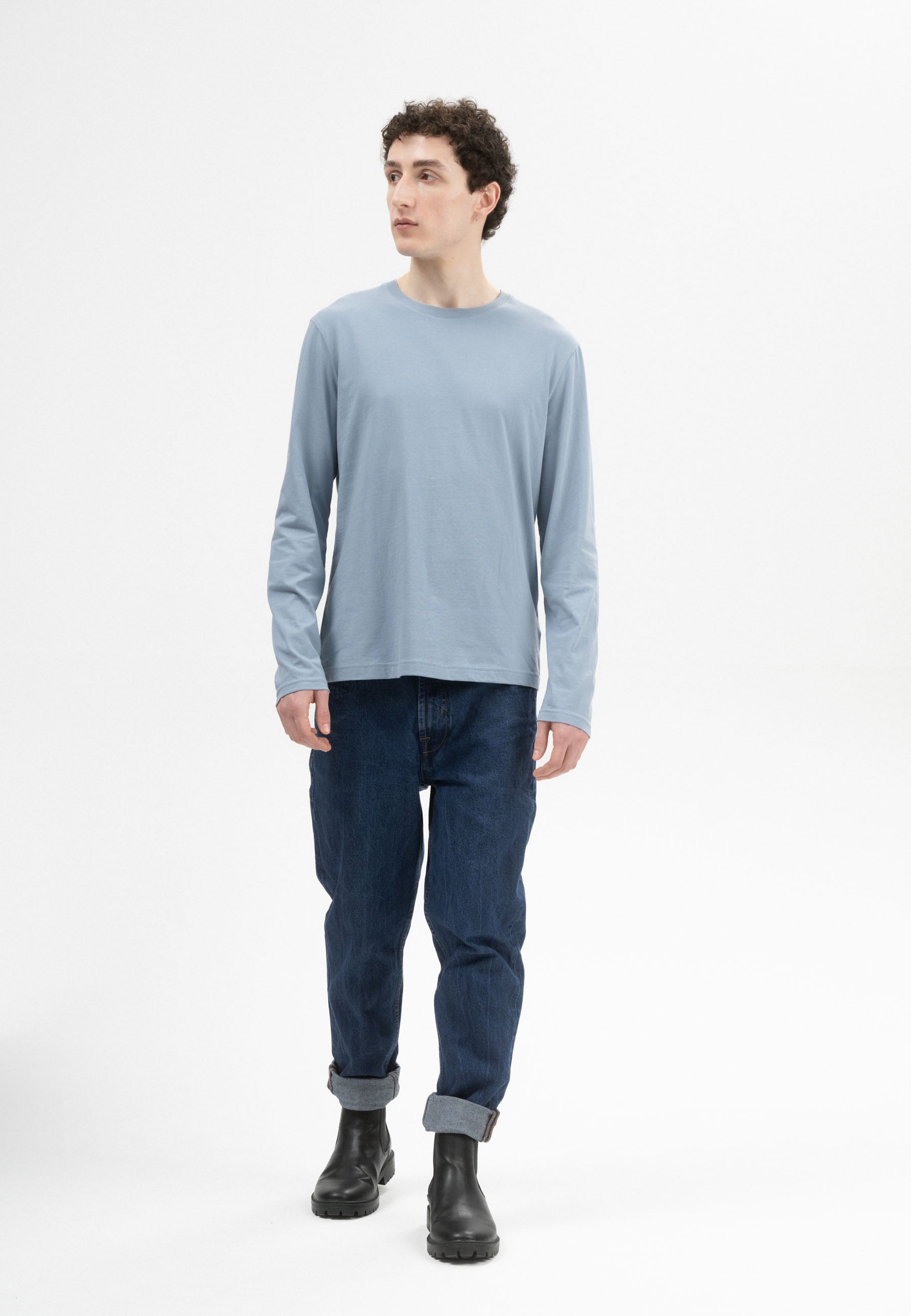 Basic Langarmshirt Style JERIN
