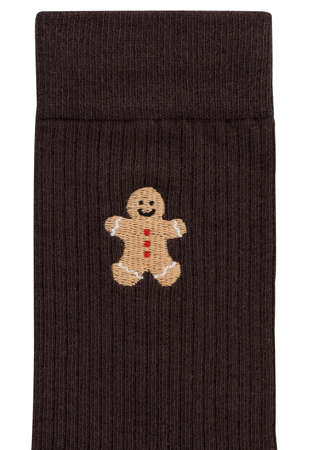 Gerippte Socken Stickerei 1 Paar