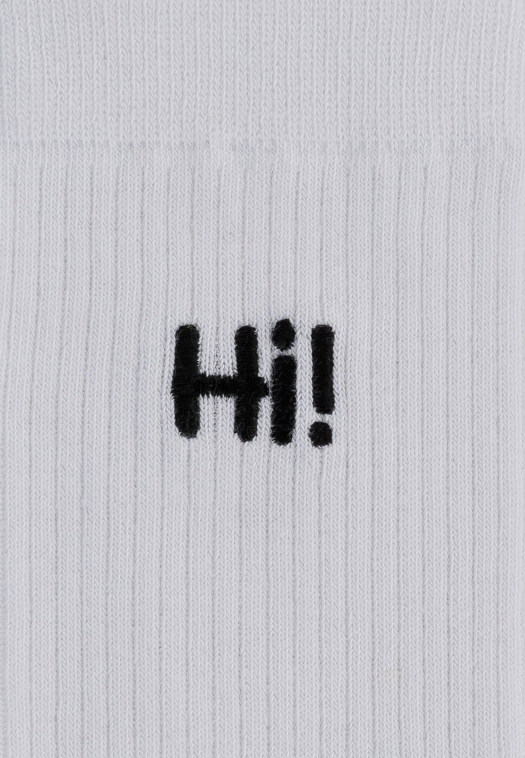 Gerippte Socken Stickerei 1 Paar