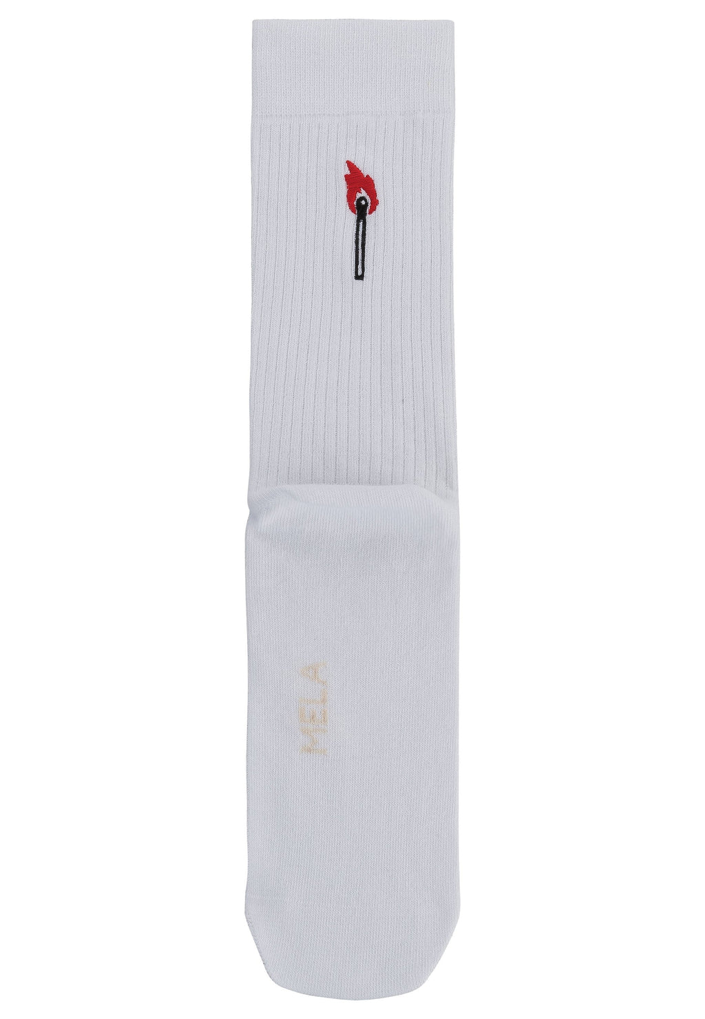Gerippte Socken Stickerei 1 Paar