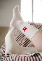 Gerippte Socken Stickerei Bundle