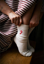 Gerippte Socken Stickerei Bundle