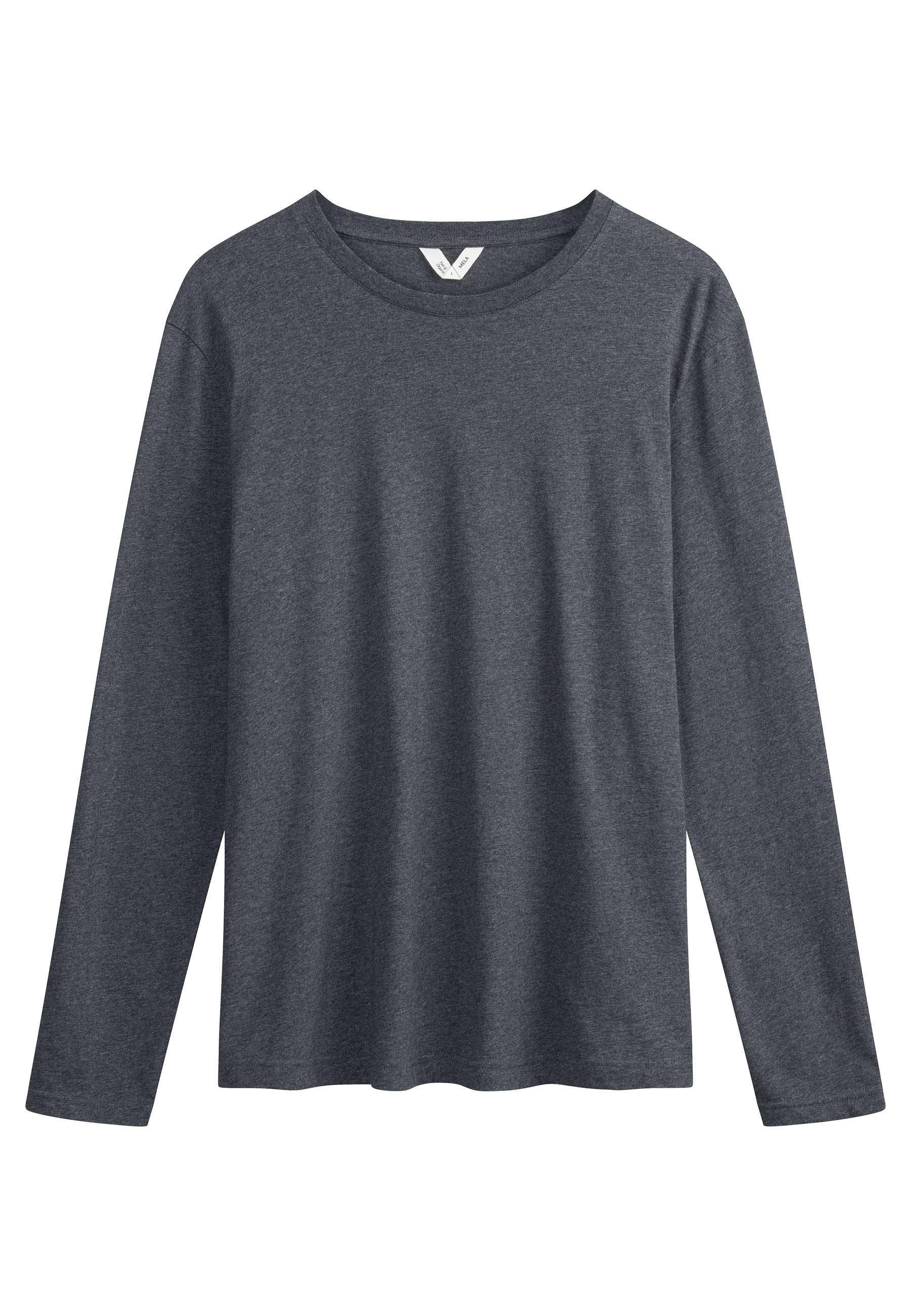 Basic Langarmshirt Style JERIN