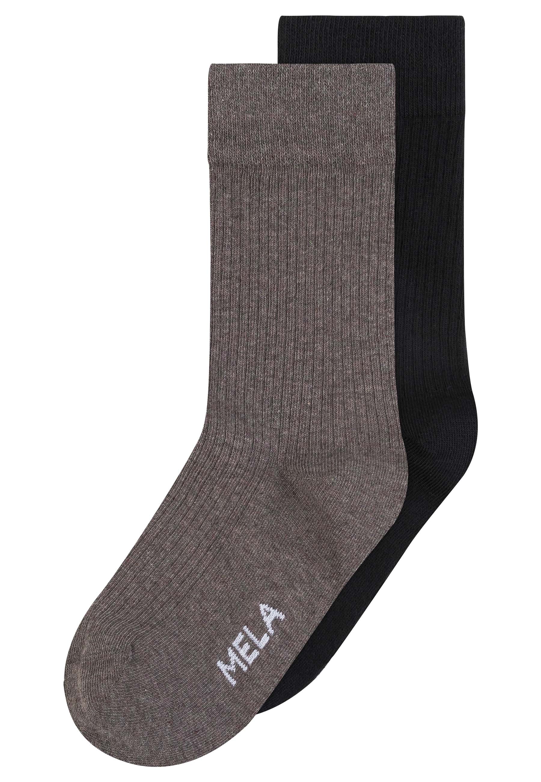 Gerippte Socken 2 Paare