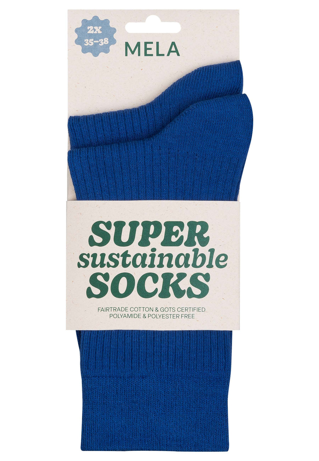 Gerippte Socken 2 Paare