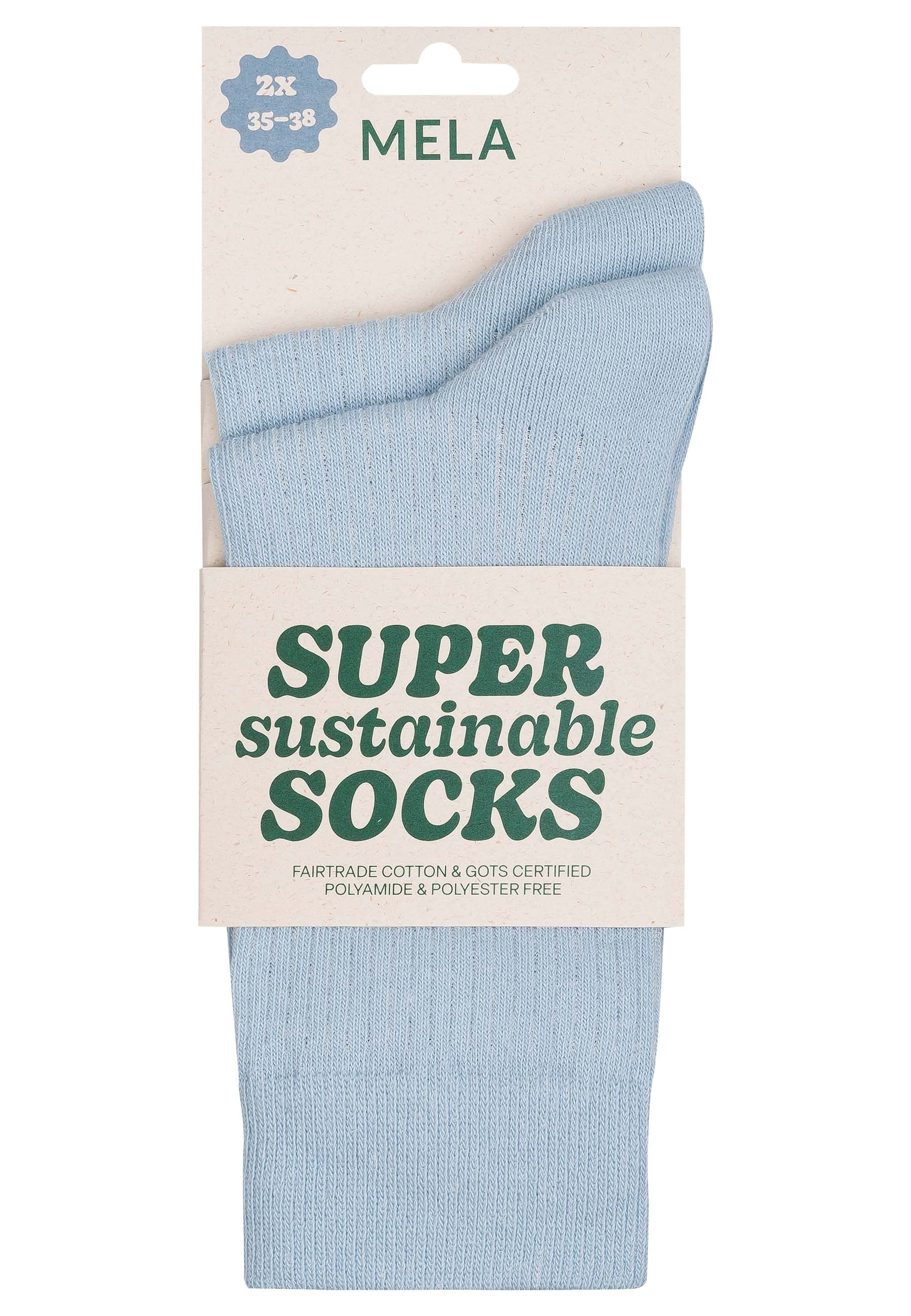 Gerippte Socken 2 Paare