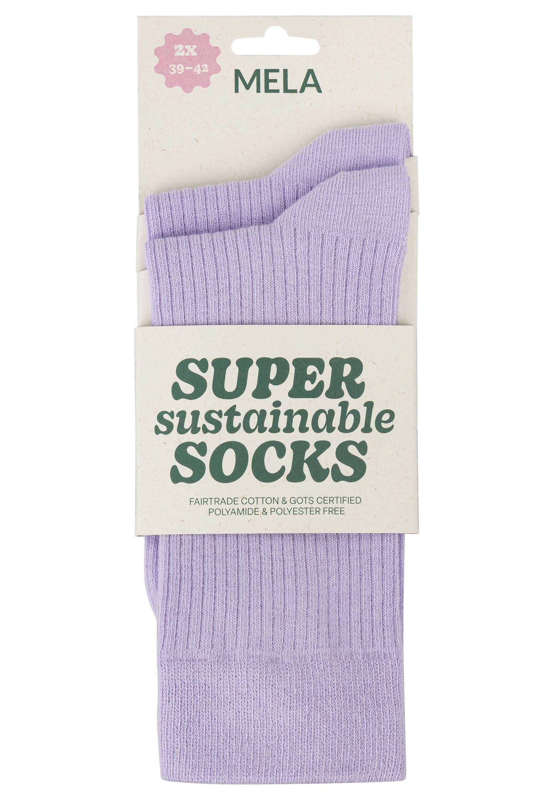 Gerippte Socken 2 Paare