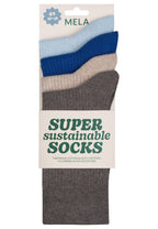 Gerippte Socken 4 Paare
