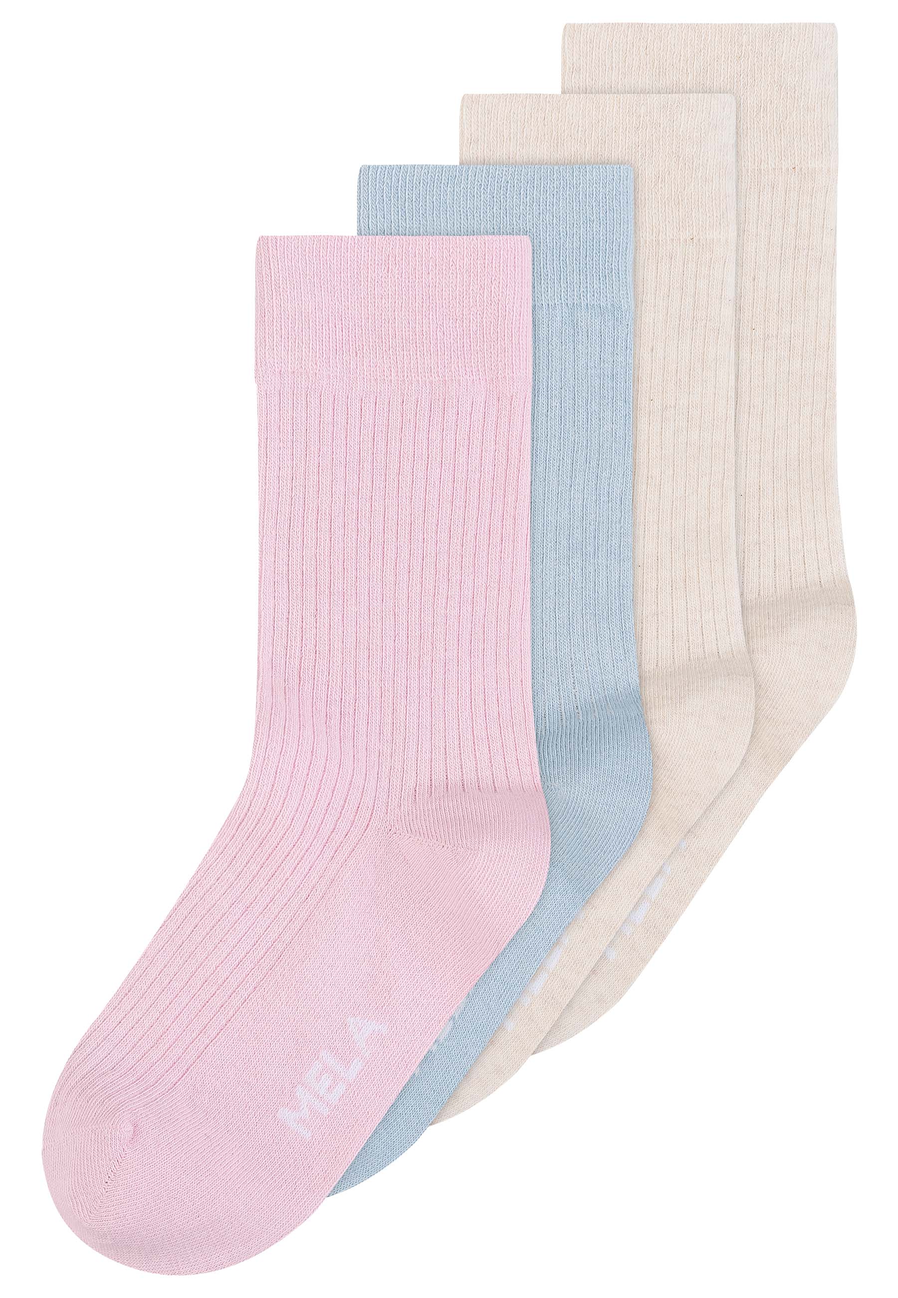 Gerippte Socken 4 Paare