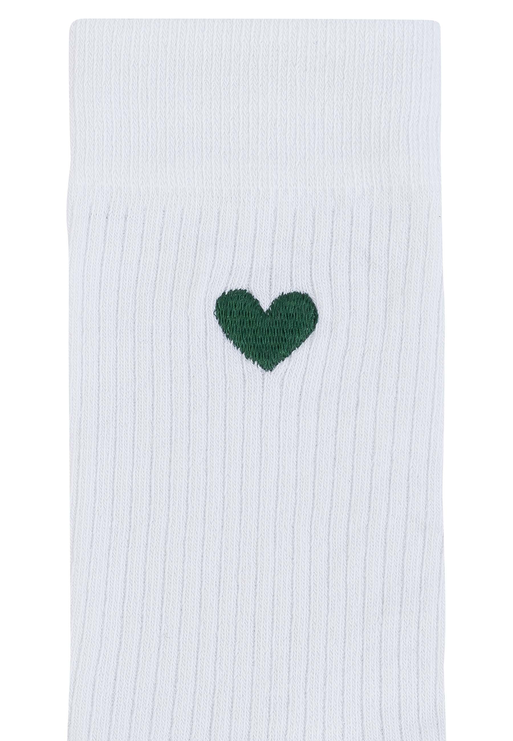 Gerippte Socken Stickerei 1 Paar