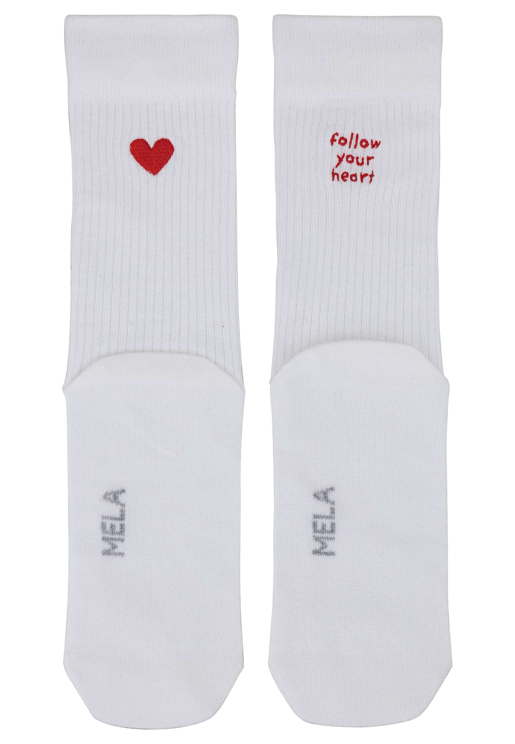 Bundle T-Shirt PRAVIN Embroidery + Gerippte Socken Stickerei 2 Paare
