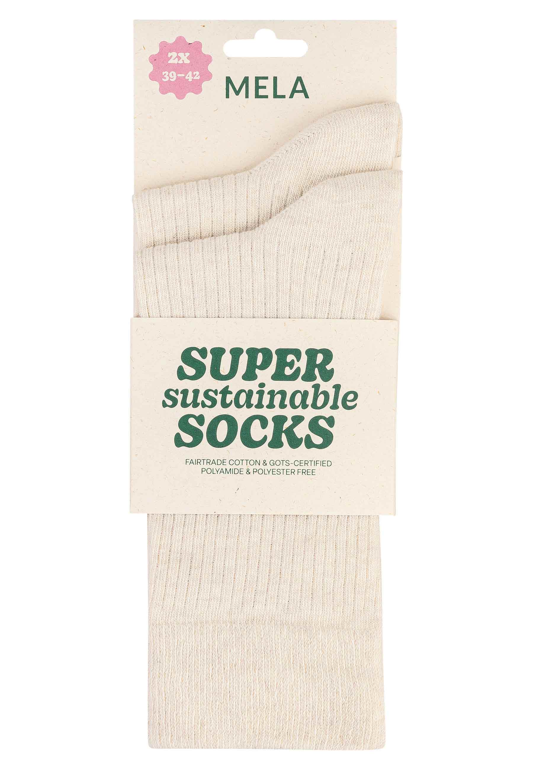 Gerippte Socken 2 Paare