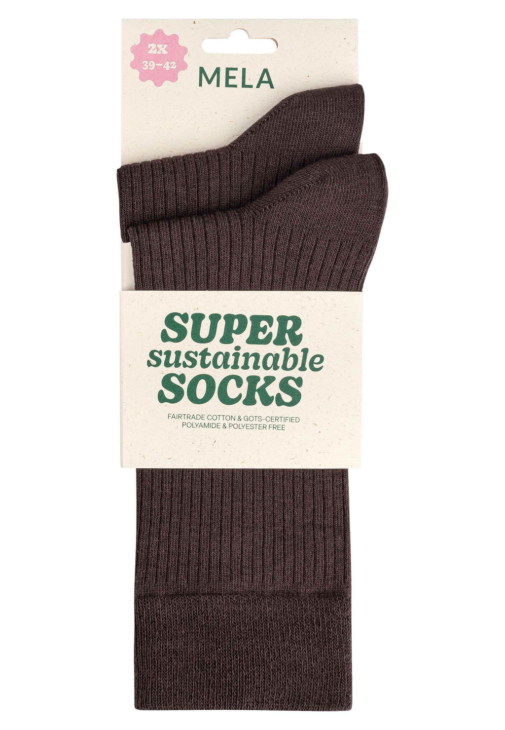 Gerippte Socken 2 Paare