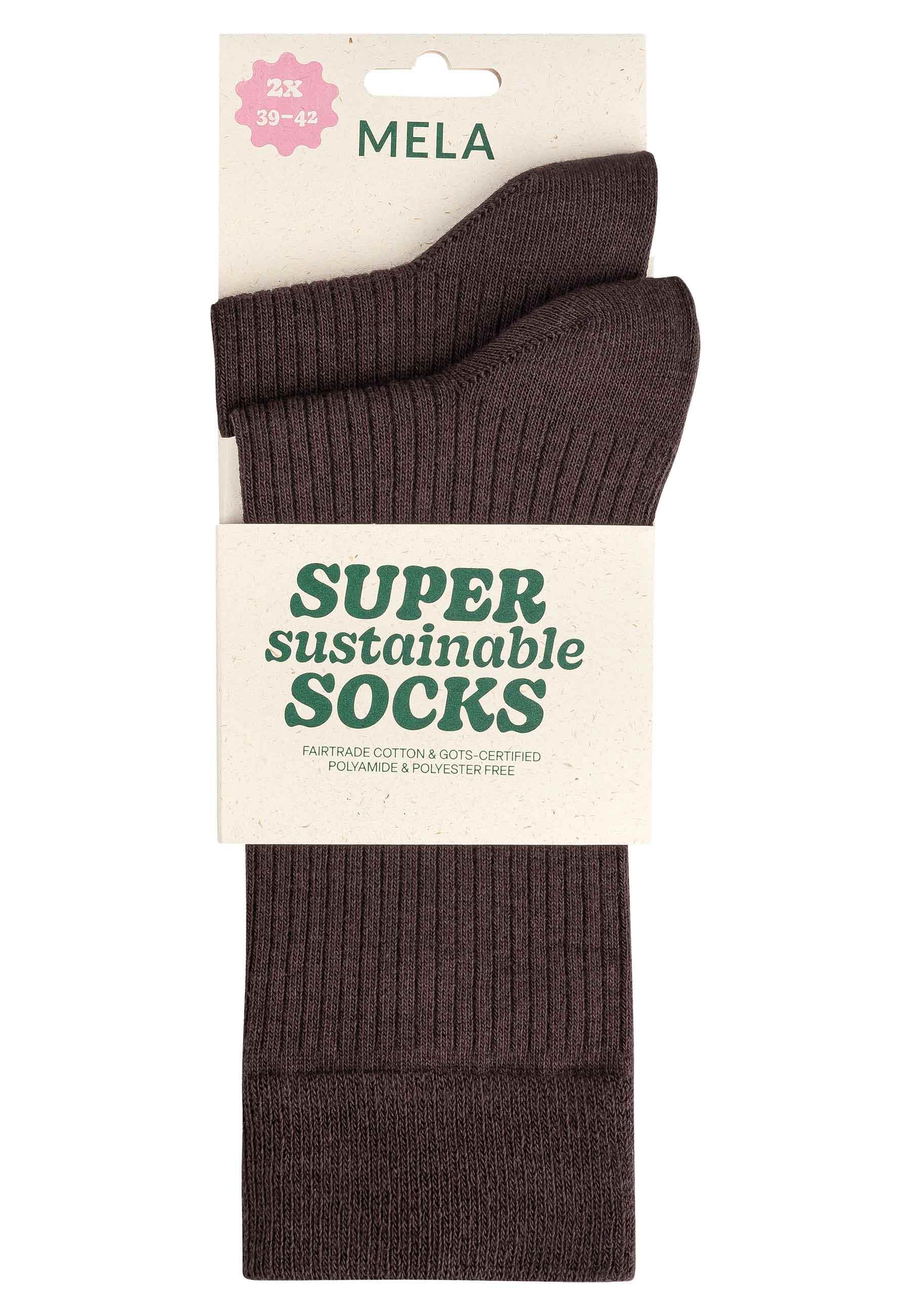 Gerippte Socken 2 Paare