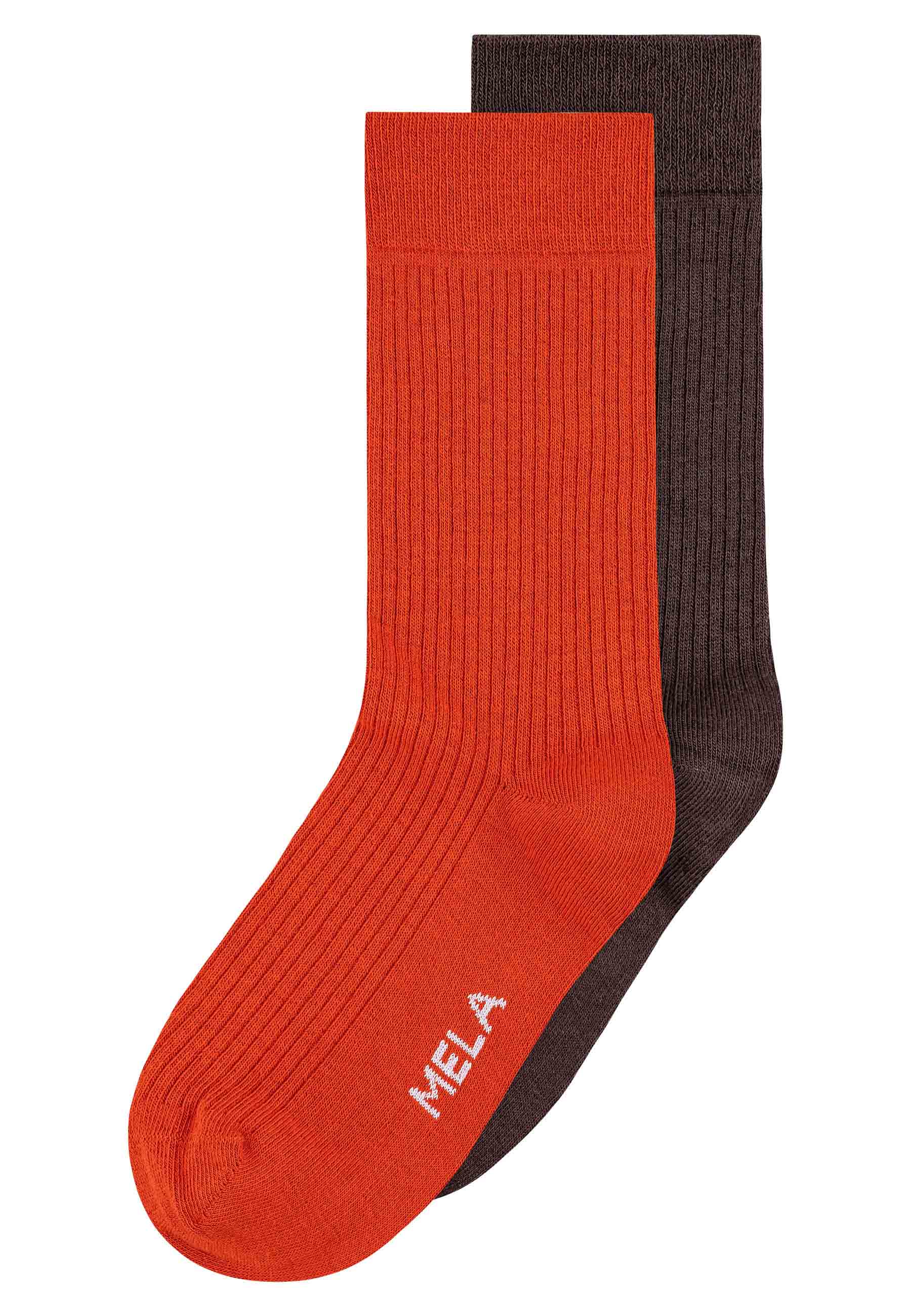 Gerippte Socken 2 Paare