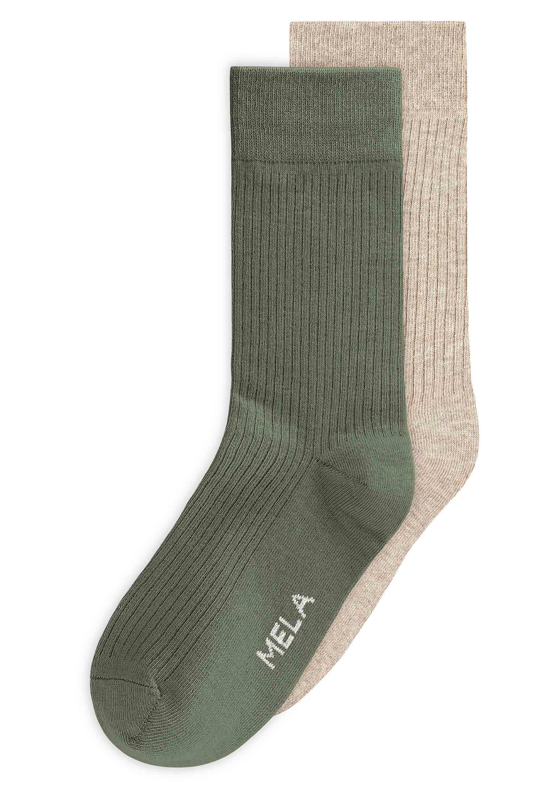 Gerippte Socken 2 Paare