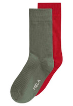 Gerippte Socken 2 Paare