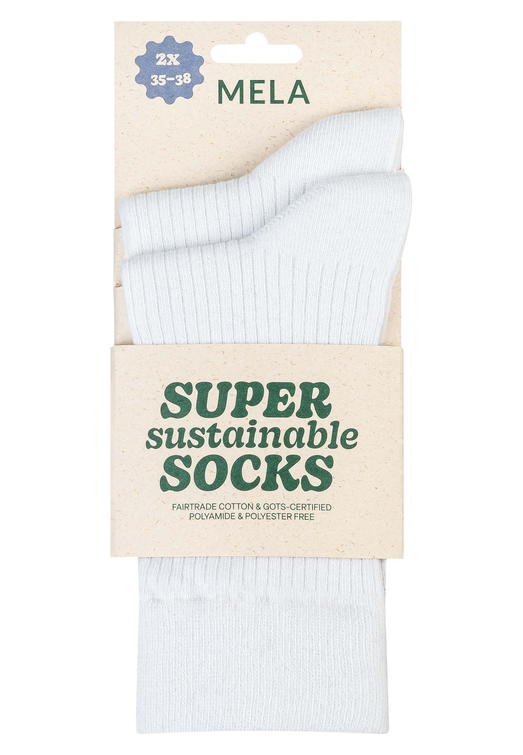 Gerippte Socken 2 Paare