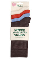 Gerippte Socken 4 Paare