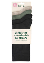 Gerippte Socken 4 Paare