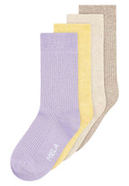 Gerippte Socken 4 Paare