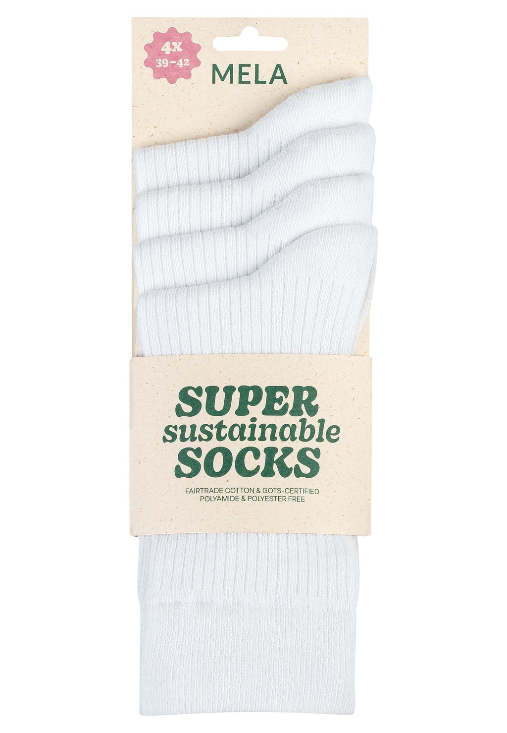 Gerippte Socken 4 Paare