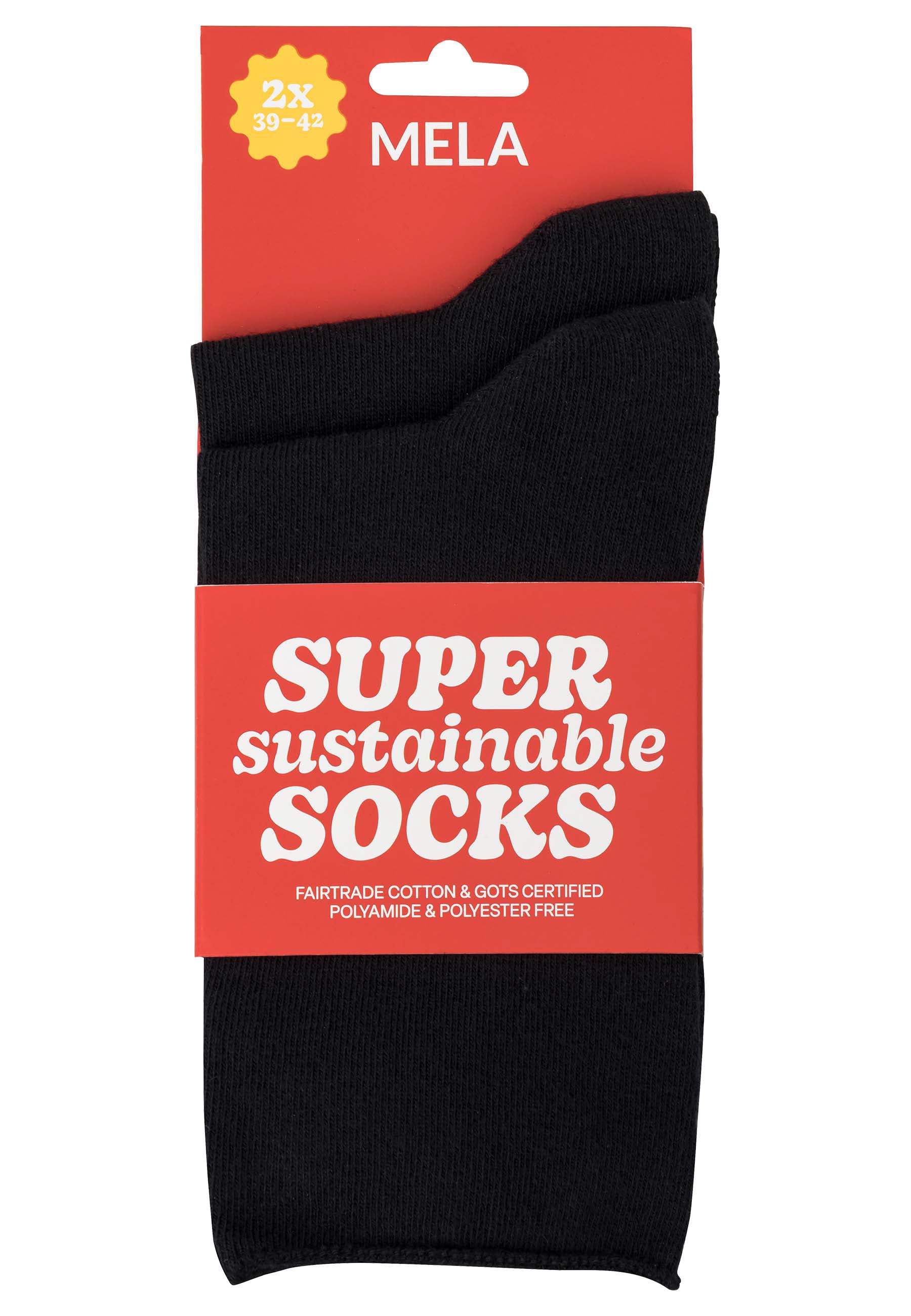 Rollsaum Socken 2 Paare