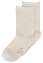 Rollsaum Socken 2 Paare
