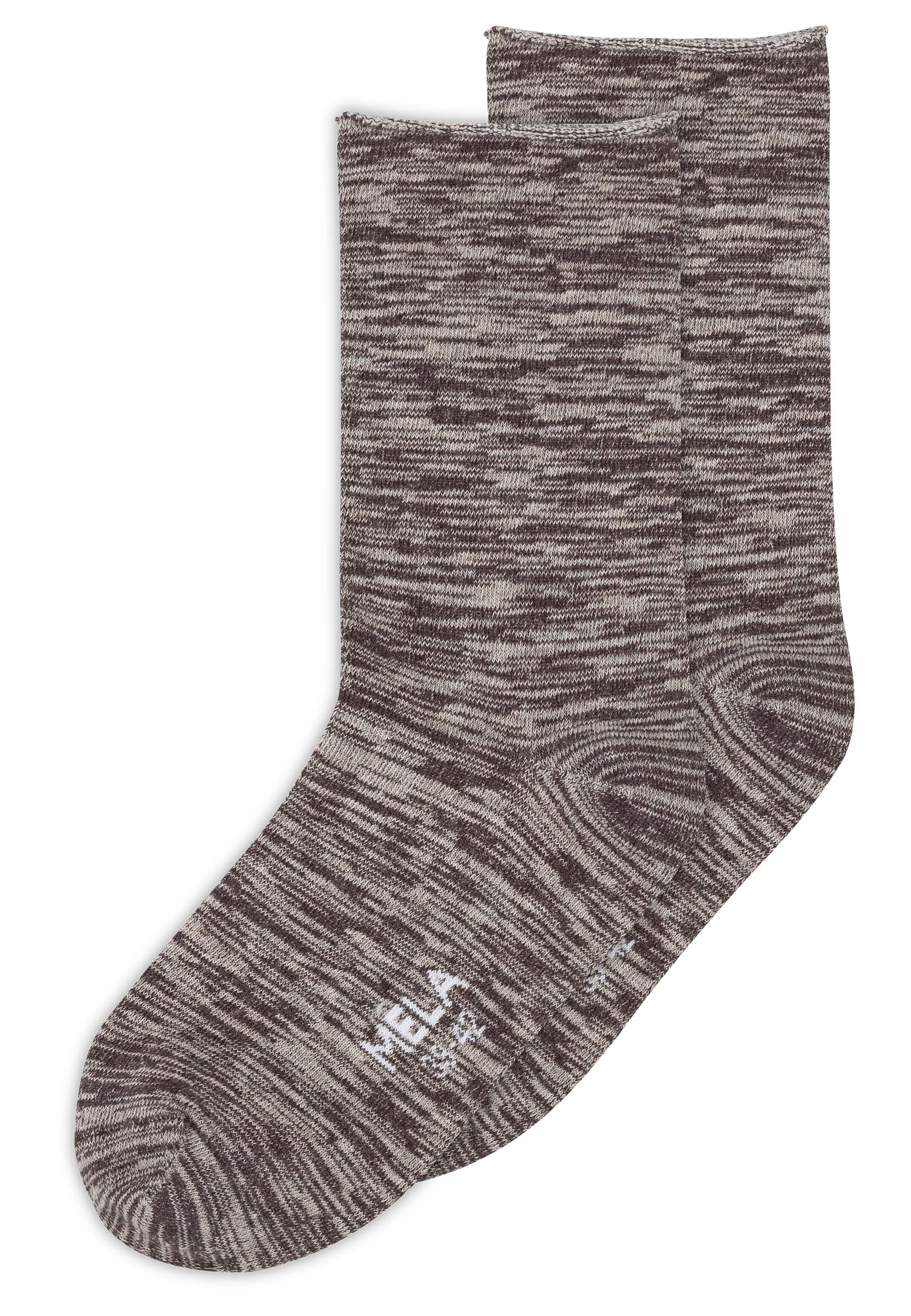 Rollsaum Socken 2 Paare